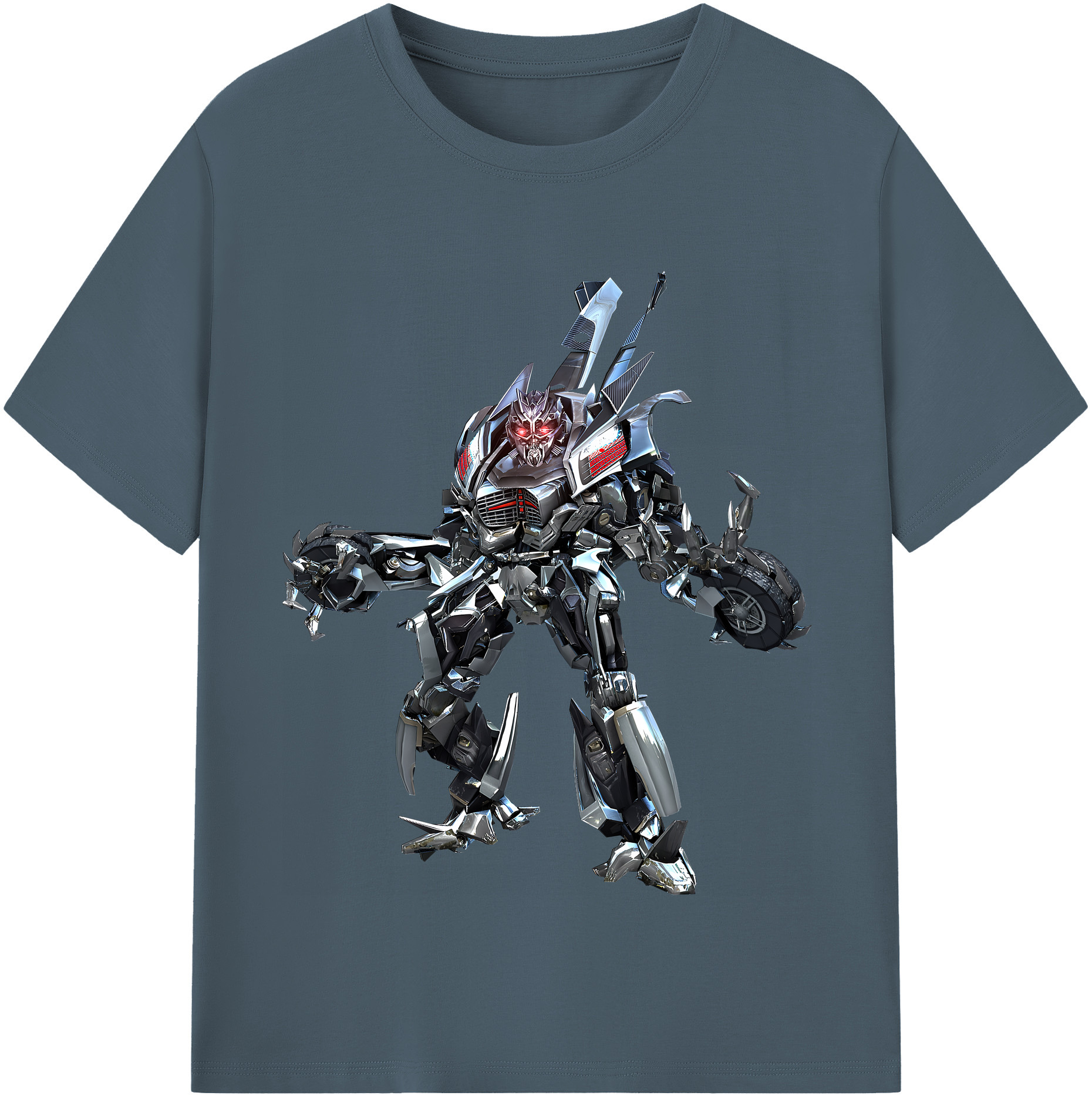 （画像用） Transformers トランスフォーマー 綿100％半袖Tシャツ（フロントプリント）